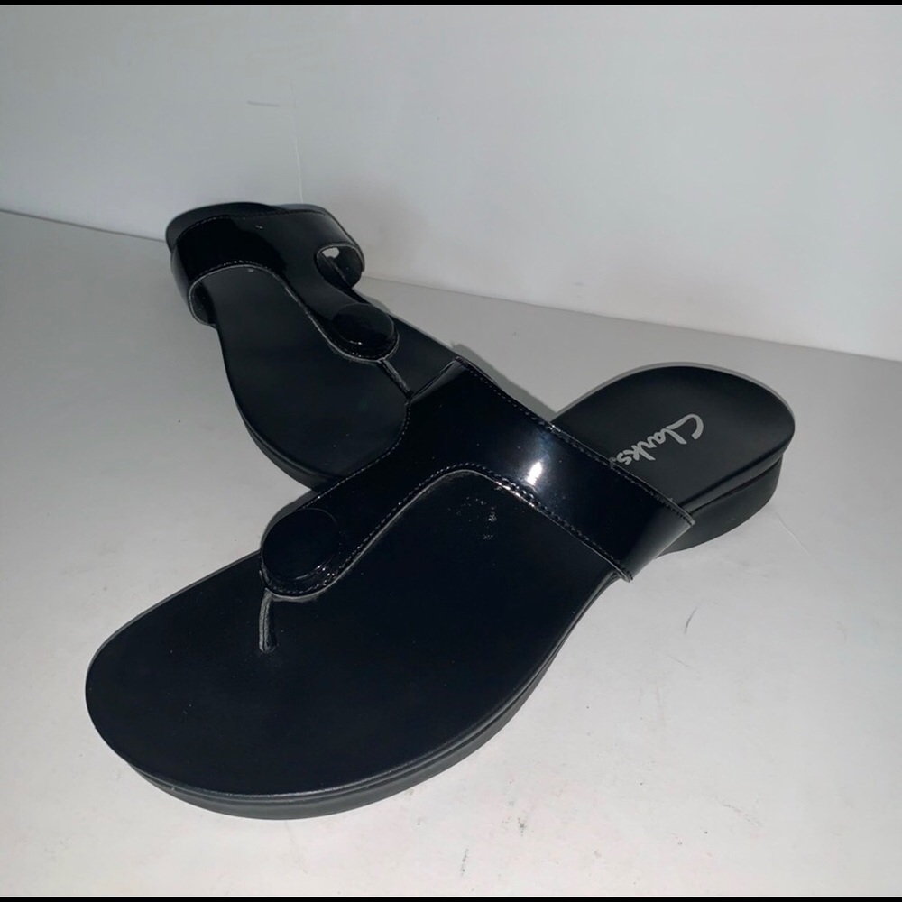 Clarks Katelyn Black Sandals